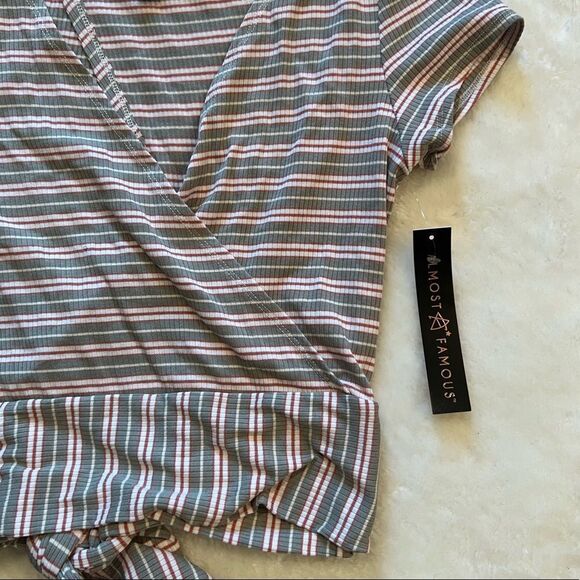 Almost Famous Stripe Top - Picture 3 of 4